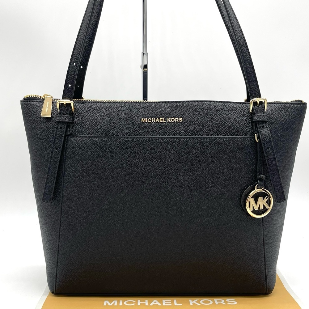 Michael Kors Voyager Large Tote Bag Black - Picture 2 of 13
